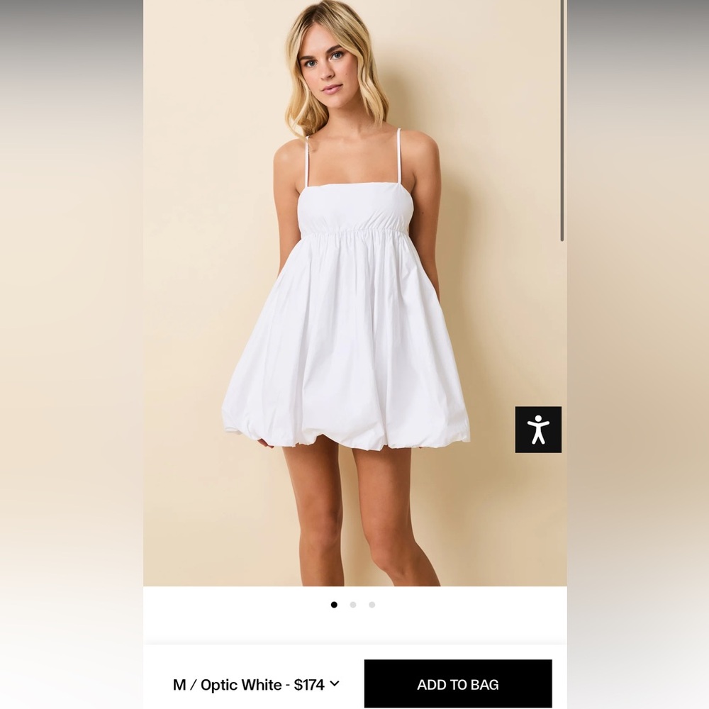 Solid and Striped the Charlotte dress white size M brand new with tags
